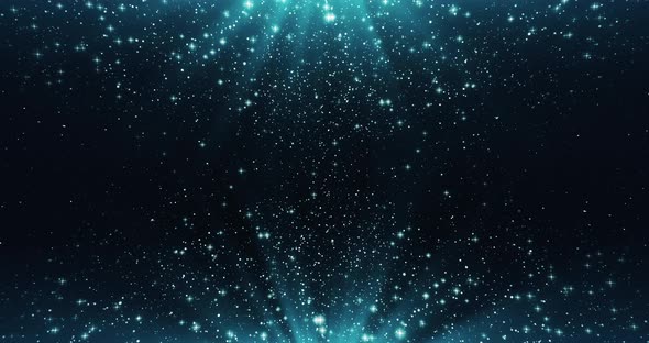 Particles Sparkling Background