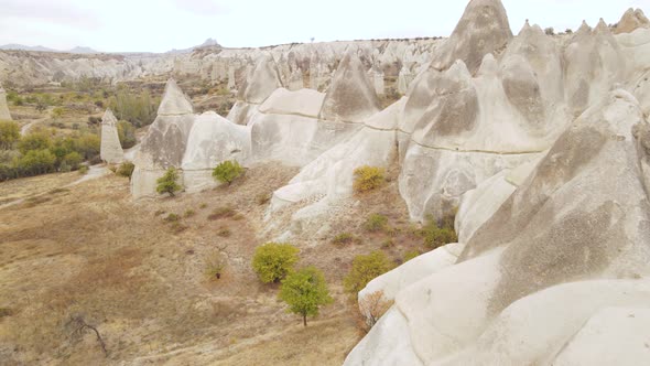 Cappadocia Landscape Aerial View. Turkey. Goreme National Park alt