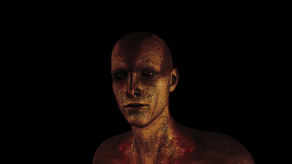 Daed Face 3D Horror Character alt