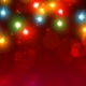 Animated Colorful Christmas Lights. Merry Christmas Happy New Year Holiday Greeting Card. Xmas - VideoHive Item for Sale