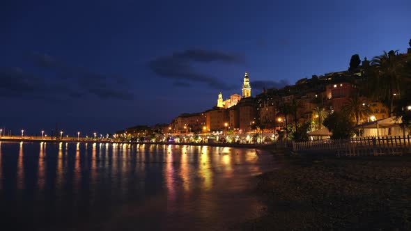 Menton City by Night alt