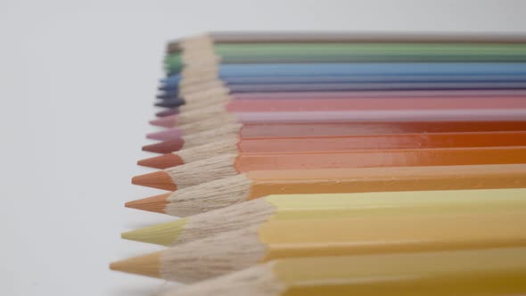 Coloured Pencils in a Row alt