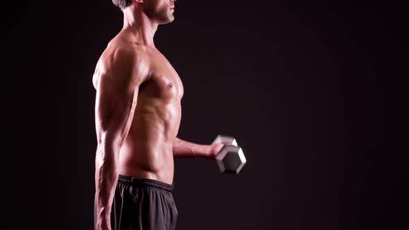 Athletic Male Fitness Training Workout alt