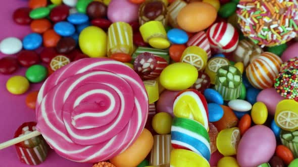 Sweet Candy Jelly Bonbon Lollipop Snack Sugar