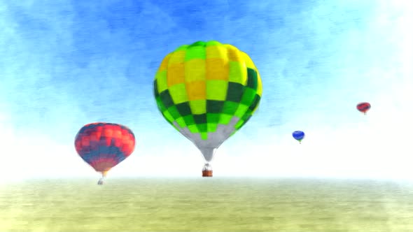 Hot-air baloon Stop Motion