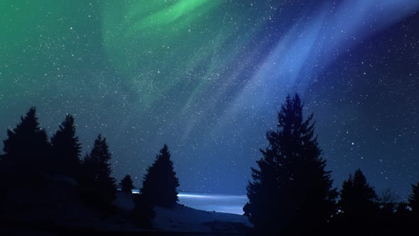 Northern lights Aurora Borealis alt