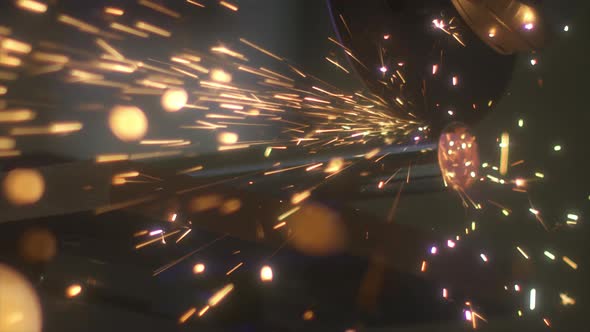 Power Grinder Tool in Action alt