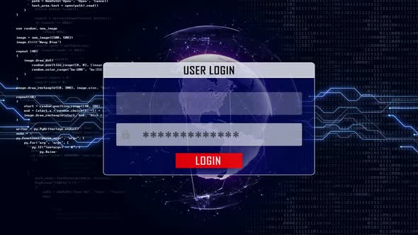 Spyware Alert Text and User Login Interface