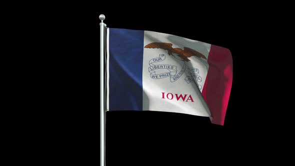 Iowa Flag Big