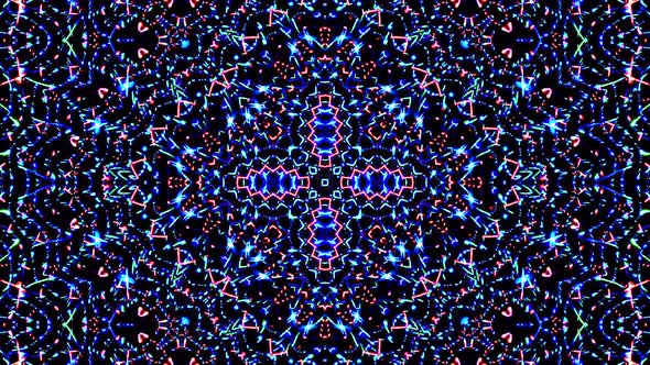 abstract videos that shine, glow light that governs subtle movements in full color alt