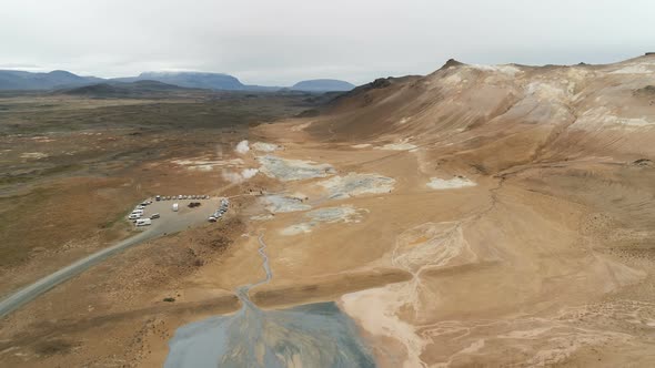 Geothermal Activity Zone In Iceland