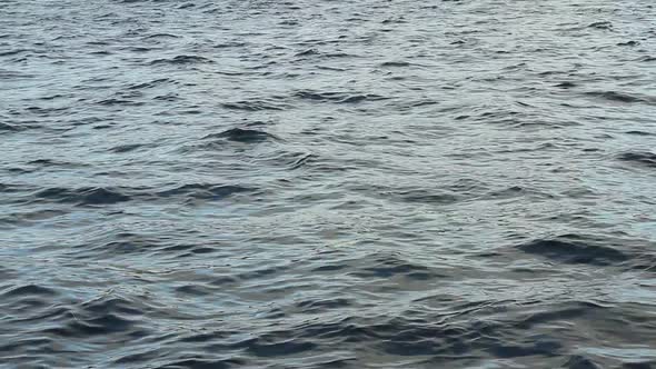 Calm Backgrounds of Blue Water As a Texture Flood in the Spring Season Swaying Waves alt