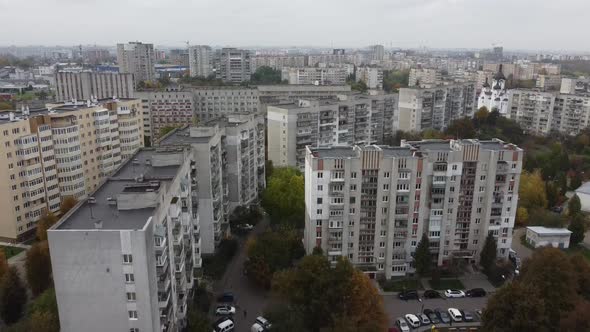Drone Flying Over the City 2 alt