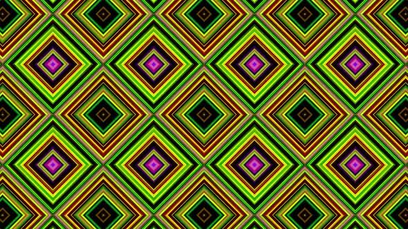 Rapid Change of Square Abstract Patterns