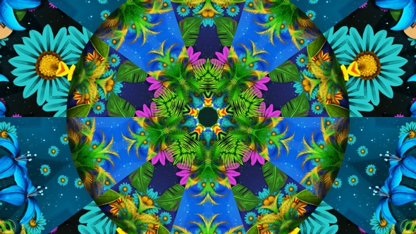 Hawaiian Night Kaleidoscope