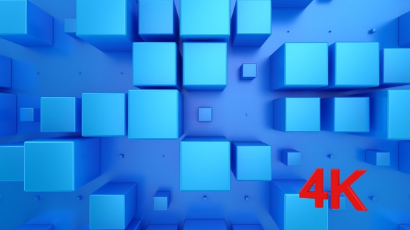 Background of Animated Cubes alt