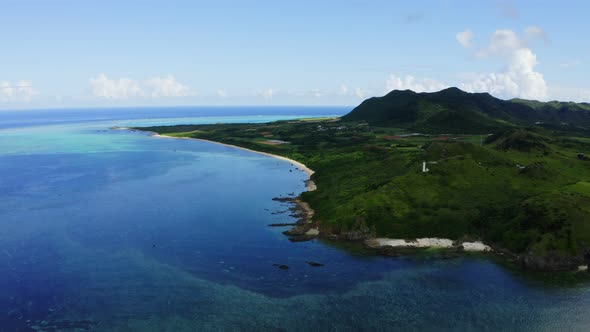 Top view of Ishigaki island alt