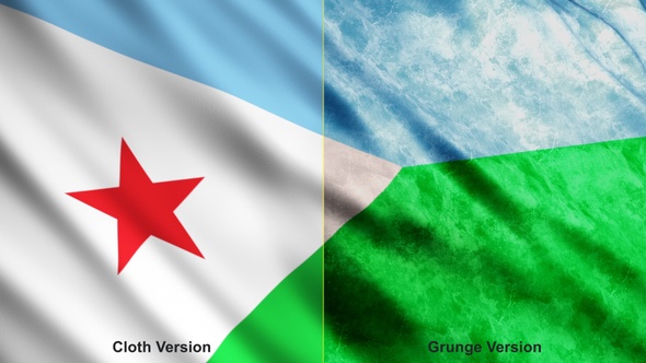 Djibouti Flags