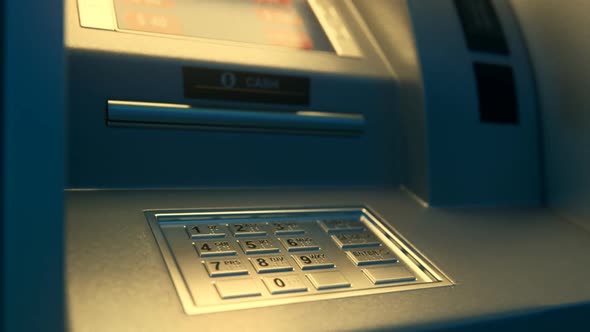 The ATM  is used by bank customers to withdraw money and check account ballance.