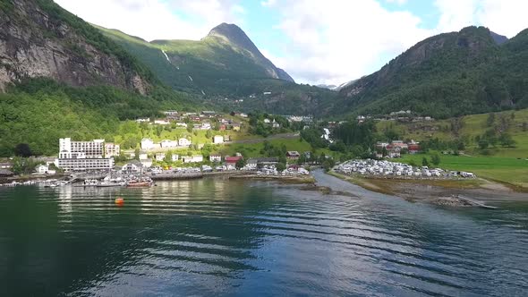 Geiranger Town Towards Center 2