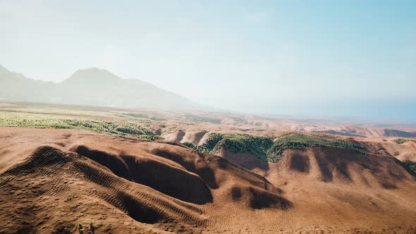 Aerial View of the Sahara Desert alt