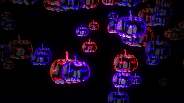 Falling Neon Pumpkins alt