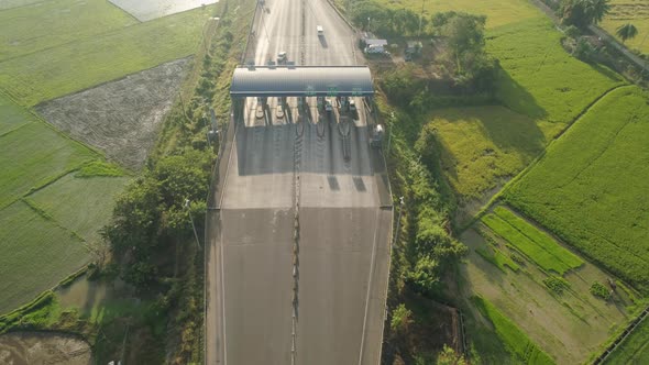 Point of Payment on the Highway. alt