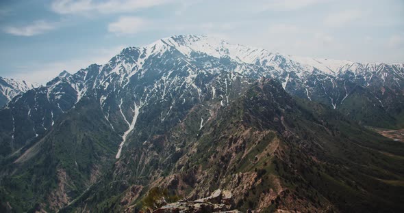 Big Chimgan. Mountains view of the Chimgan valley. Uzbekistan. central Asia 2 of 4 alt