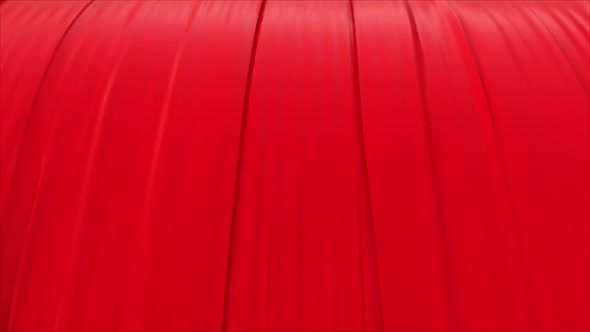 Red Canvas Fabric Roll