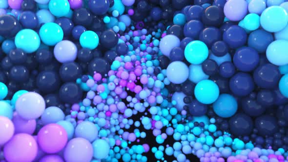 4K Colorful Abstract Spheres