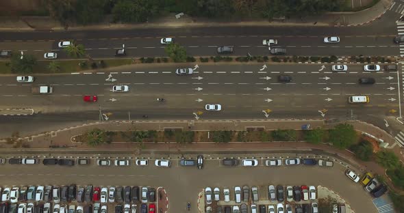 High way with lots of Cars