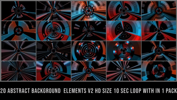 Abstract Background Elements Pack V02