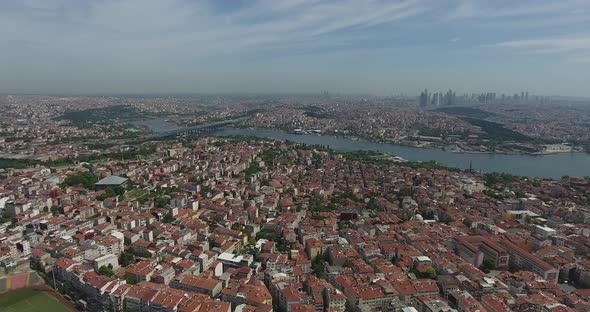 İstanbul Haliç Bridge Golden Horn Tilt 