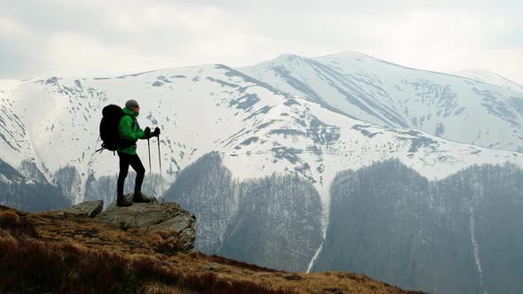 Hiker with Backpack