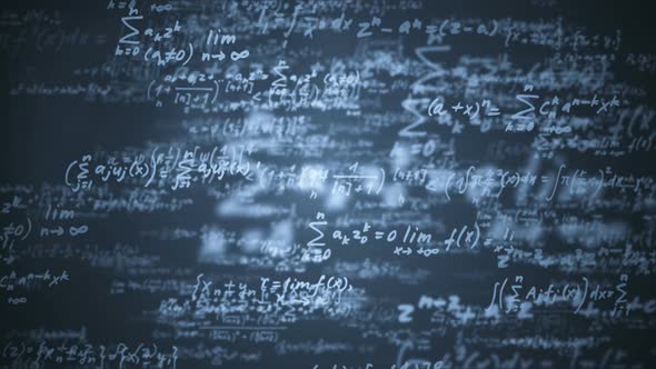 Endless Math Formulas 4K, Motion Graphics | VideoHive