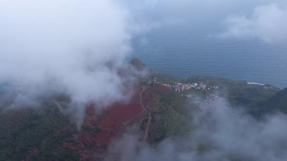 Incredible Views Through the Clouds of the Canary Volcanic Island of La Gomera alt