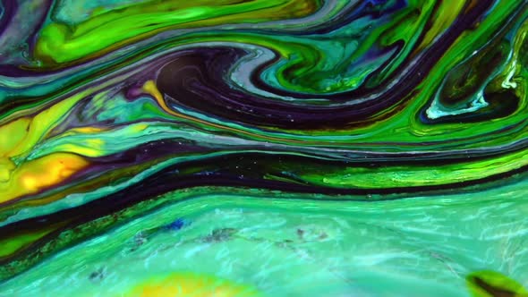 Abstract Vivid Colours  Psychedelic Paint Spreading Texture 17 alt