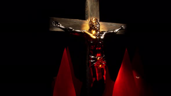 Crucifix with Jesus and Nazareno alt