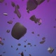 Broken Shapes and Flying Particles of a Broken Meteorite - VideoHive Item for Sale
