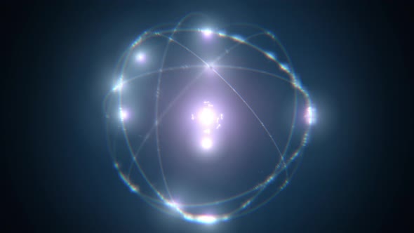 Blue Atomic Nucleus VJ Loop