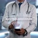 Electrocardiogram Male Doctor Hologram Treatment Word - VideoHive Item for Sale