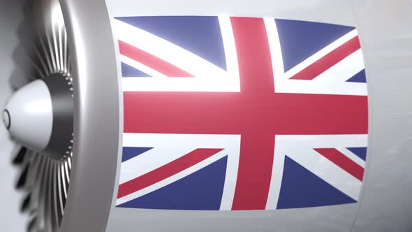 Turbine with Flag of the United Kingdom alt