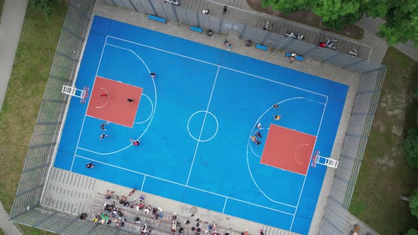 Basketball Court top view