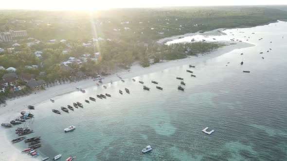 Beautiful Landscape of the Indian Ocean Near the Shore of Zanzibar Tanzania alt