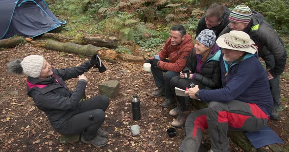 People in forest alt