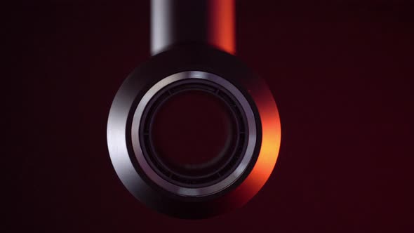 Electrical Handheld Hair Dryer for Hair Salon or Barber Shop on Black Background alt