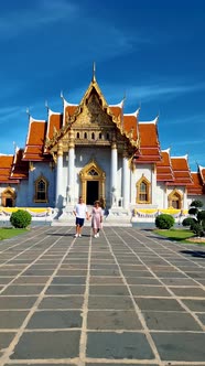 Wat Benchamabophit the Marble Temple the Royal Temple in Capital City Bangkok Thailand alt