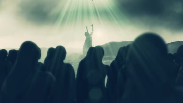 Jesus Christ And His Followers Receive A Message From God alt