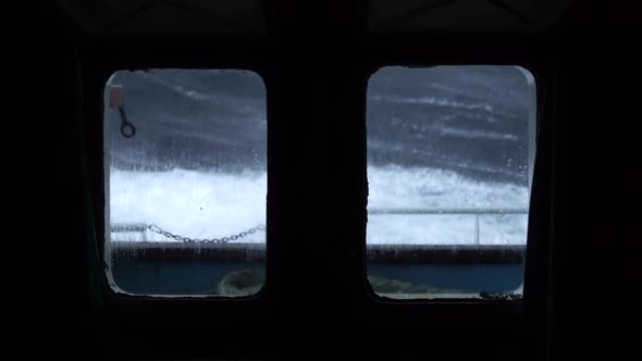 Storm View From Cabin Window