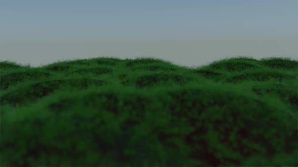 Breathing Living Fantasy Rolling Hills Motion Graphics Background